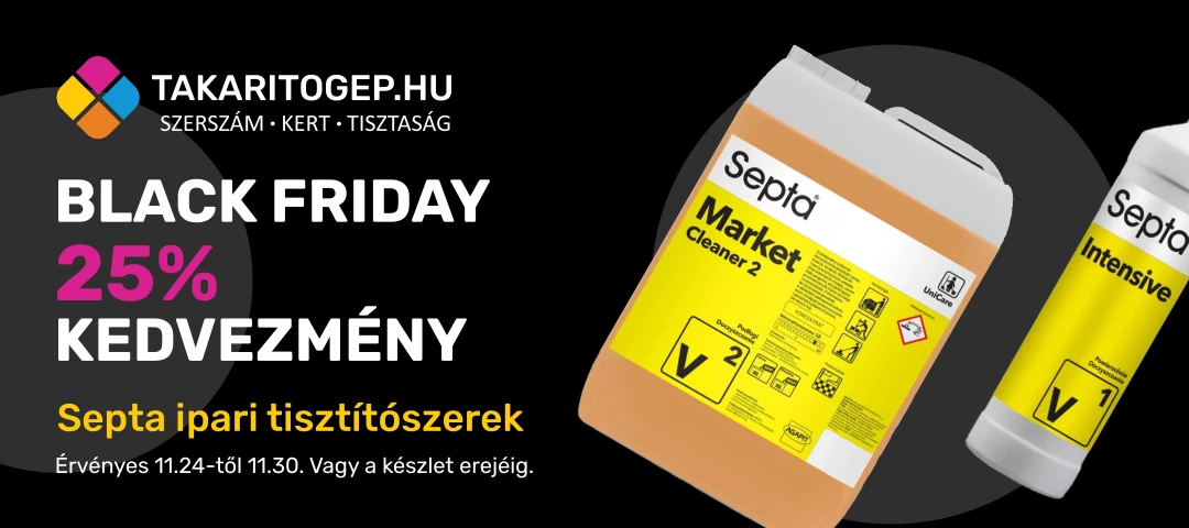Septa ipari tisztítószerek Black Friday