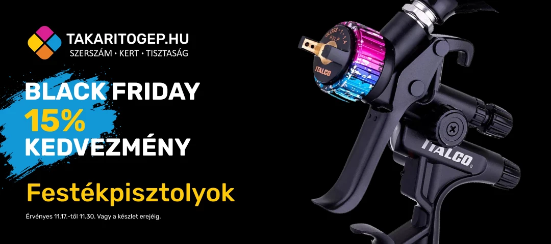 Black Friday kedvezmények festékpisztolyokra – profi és hobbi festékszórók kedvezménnyel - Takaritogep.hu