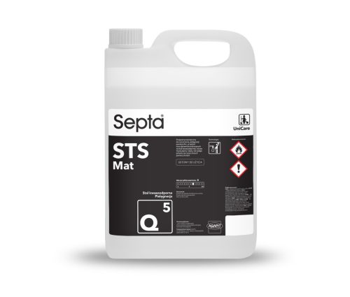 Saválló acél felületek és berendezések tisztító- és ápolószere SEPTA STS MAT Q5 5L