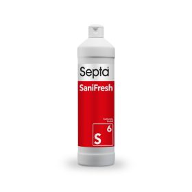   Szaniter helyiségek napi tisztítása szagsemlegesítő formulával SEPTA SANIFRESH S6 1L