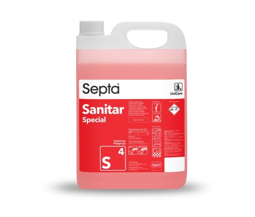 Egészségügyi felület és szaniter tisztítószer SEPTA SANITAR SPECIAL S4 5L