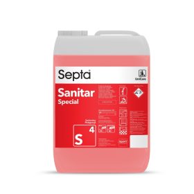   Egészségügyi felület és szaniter tisztítószer SEPTA SANITAR SPECIAL S4 10L