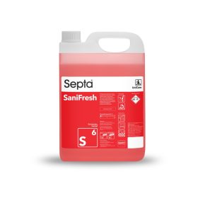   Szaniter helyiségek napi tisztítása szagsemlegesítő formulával SEPTA SANIFRESH S6 5L