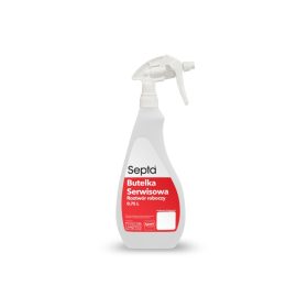 Septa szaniter tisztító palack - piros 750 ml (üres)