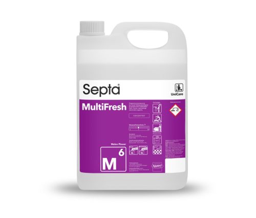 Szagsemlegesítő tisztító- és ápolószer minden vízálló felületre SEPTA MULTIFRESH M6 5L MF (dinnyevirág)