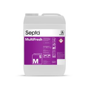   Szagsemlegesítő tisztító- és ápolószer minden vízálló felületre  SEPTA MULTIFRESH M5 10L (mangó és zöld tea)