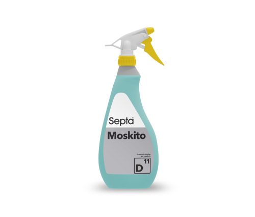 Bogároldó, rovarmaradvány eltávolító szóróflakonban SEPTA MOSKITO D11 ATOMIZER 0,75L