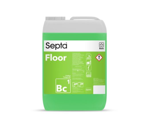 Semleges padlótisztító folyadék kézi és gépi napi takarításhoz SEPTA FLOOR BC1 10L