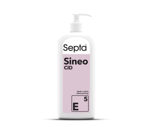 Folyékony szappan az elsődleges kézfertőtlenítéshez Biocid hatással SEPTA SINEO CID E5 0,5L MED