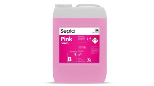 Rózsaszín aktív hab önkiszolgáló autómosókhoz SEPTA PINK FOAM B7 20L