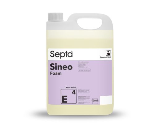 Habzó szappan nagyon jó tisztító és kondicionáló tulajdonságokkal SEPTA SINEO FOAM E4 5L PC