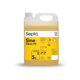   Erős lúgos folyadék füstölőkamrák, kocsik, rácsok és egyéb felületek tisztítására SEPTA SINE CLEAN 05 SC5 5L