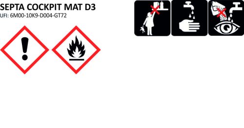Műszerfalápoló koncentrátum - matt SEPTA COCKPIT MAT D3 1L