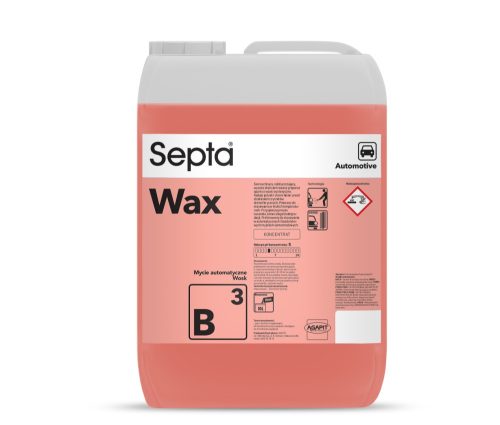 Szintetikus viaszokon alapuló, önszáradó, fényes, magas koncentrációjú készítmény SEPTA WAX B3 10L