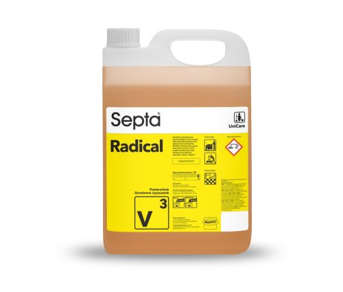 Erősen szennyezett felületek tisztítószere SEPTA RADICAL V3 5L