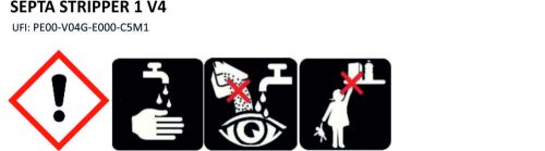 Professzionális, intenzív védőbevonat eltávolító szer SEPTA STRIPPER 1 V4 1L