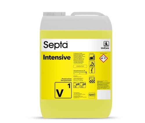 Erős padlótisztítószer zsír és olaj szennyeződések tisztításához SEPTA INTENSIVE V1 10L