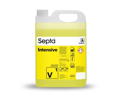 Erős padlótisztítószer zsír és olaj szennyeződések tisztításához SEPTA INTENSIVE V1 5L