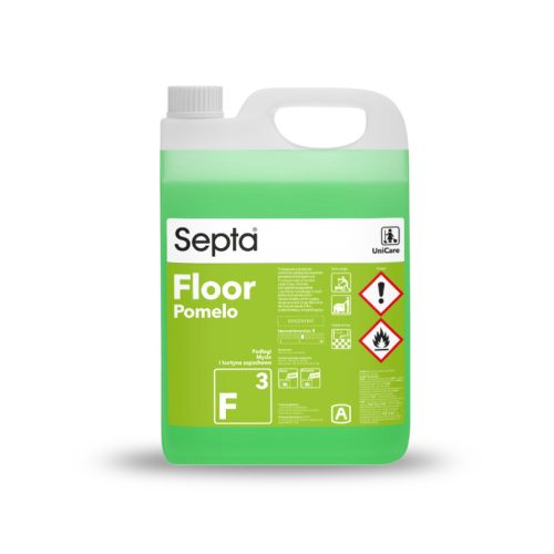 Csúszásmentes felületet képező, illatosított padló tisztító- és ápolószer SEPTA FLOOR POMELO F3 5L (pomelo)