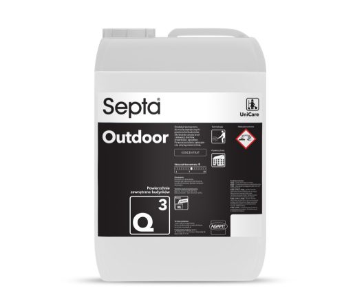 Folyadék épületek külső felületeinek mosására SEPTA OUTDOOR Q3 10L