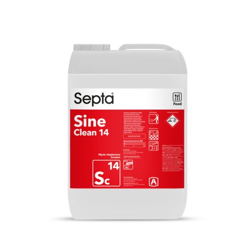 Alacsony habzású savas folyadék rozsda és vízkő eltávolítására SEPTA SINE CLEAN 14 SC14 10L