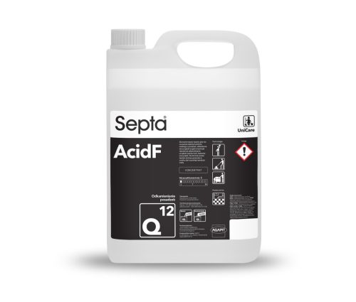 Koncentrált savas folyadék vízkő- és mészkőmentesítésre SEPTA ACIDF Q12 5L