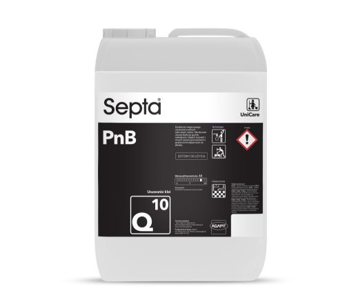 Ragasztó és folteltávolító szer (gumi, kátrány, tinta és matricák eltávolítása) SEPTA PNB Q10 10L