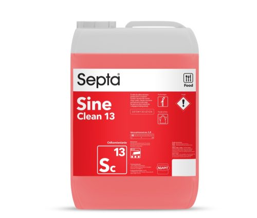 Növényi eredetű vízkőoldó szer SEPTA SINE CLEAN 13 SC13 10L