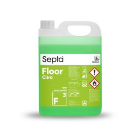   Csúszásmentes felületet képező, illatosított padló tisztító- és ápolószer SEPTA FLOOR CITRO F3 5L (citrom)