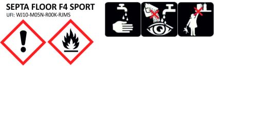 Professzionális szer sportpadlók tisztításához és ápolásához SEPTA FLOOR SPORT F4 5L