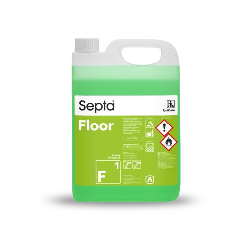 Professzionális készítmény minden típusú padló tisztításához és ápolásához kézi és gépi használatra SEPTA FLOOR F1 5L