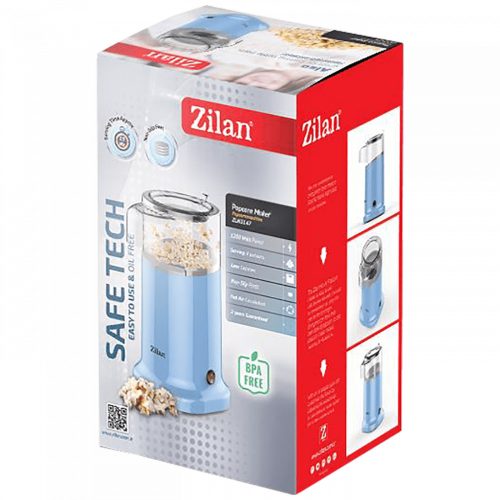 Zilan Popcorn készítő gép, 1200 W, kék - ZLN3147