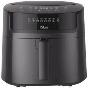   Zilan Forrólevegős sütő, digitális, 1800W, 6,5 L - fekete - ZLN7999