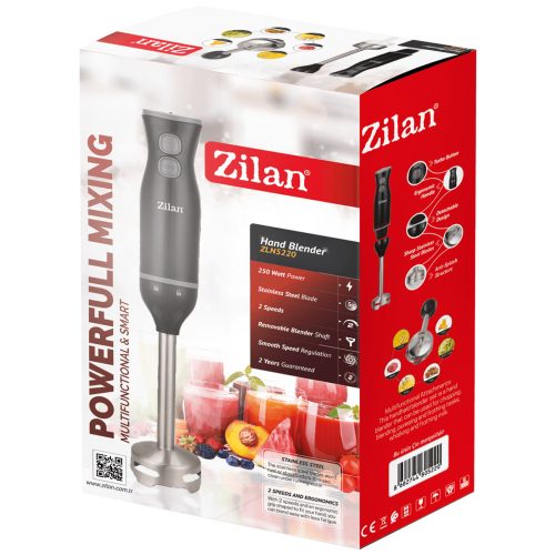 Zilan Turmixgép, kézi, 250W, fém - ZLN5220