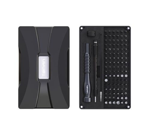 TOMAN TT-1060 Precíziós Csavarhúzó Készlet, 106 részes