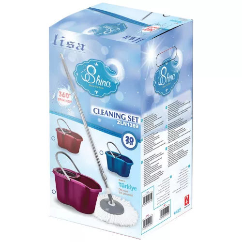 Zilan Felmosó szett, padlótisztító, piros  - ZLN1389/Red