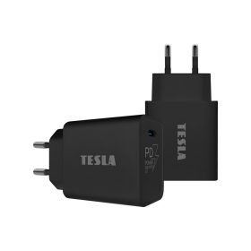   Tesla Power Charger T100, Gyorstöltő 20 W PD 3,0/PPS (fekete szín)