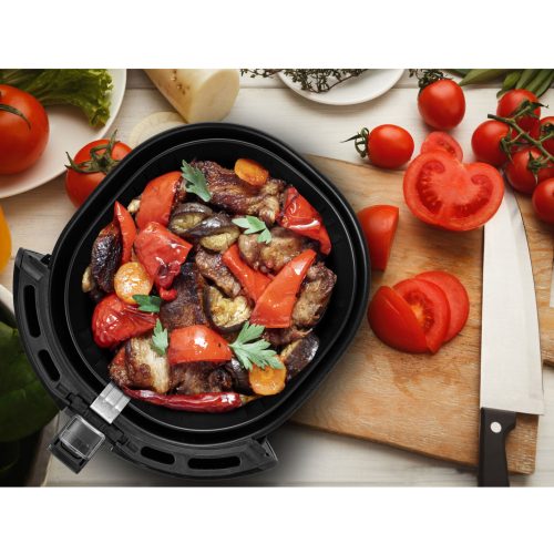 TESLA AirCook Q50 XL multifunkciós digitális forró levegő sütő - fekete