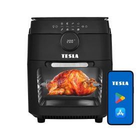   TESLA AirCook & Grill QG800 WiFi többfunkciós digitális forró levegős sütő