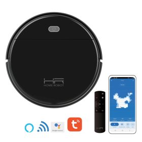   HOME ROBOT RV400 Intelligens robotporszívó, nedves-száraz, HEPA szűrő, applikációval - FEKETE