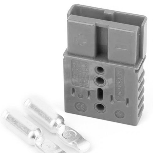 Akkumulátor dugó/ Csatlakozó - 50A (szürke)