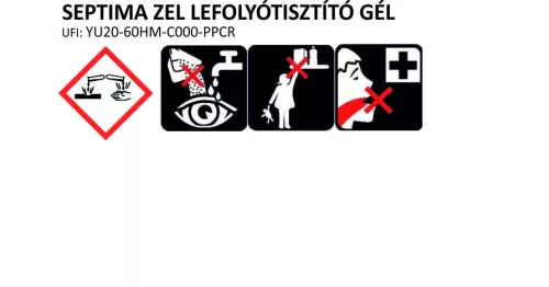 Lefolyótisztító gél 0,5L - Septima