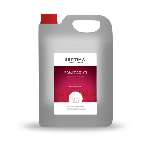 Wc tisztító gél klórral Septima Sanitar CL 5L