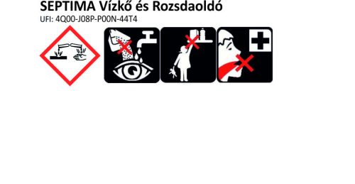 Vízkőoldó gél 0,5L Septima