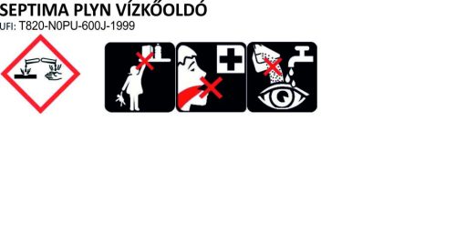 Gépi vízkőoldó 1L Septima Plyn