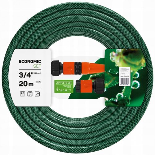 ECONOMIC 3/4" Tömlő Készlet 20 m Szerelvényekkel - CELLFAST 10-102