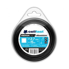   Alumínium Részecskékkel Erősített Prémium Damil - Négyzet Profil, 2,7 mm x 15 m, Cellfast