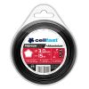 Alumínium Részecskékkel Erősített Prémium Damil - Csillag Profil, 3,0 mm x 15 m, Cellfast