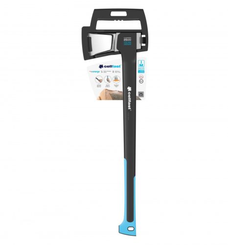 Hasító Fejsze Nagy Méretű Törzsekhez C2500 ENERGO, 2,5 kg, 740 mm, Indukciósan Edzett Acél Penge, Üvegszál-Erősítésű Kompozit Nyél