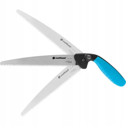 Cellfast ERGO Összecsukható Kézifűrész - Keményített Fogak, Ergonomikus Markolat, Kiváló Minőségű Acél Penge